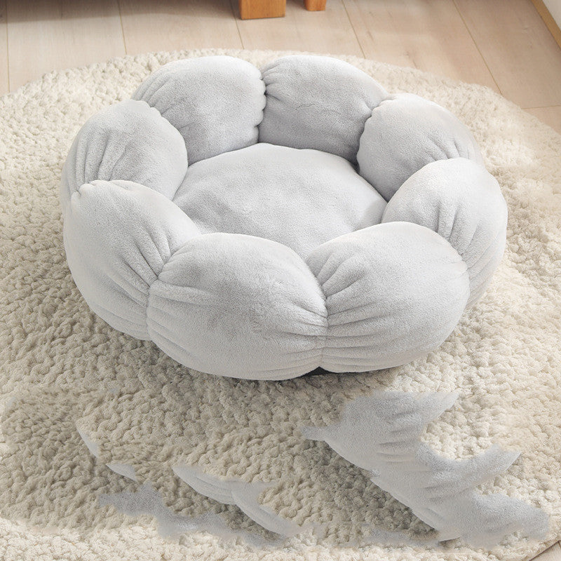 Soft Flower Shaped Pet Bed - Clicky Pet