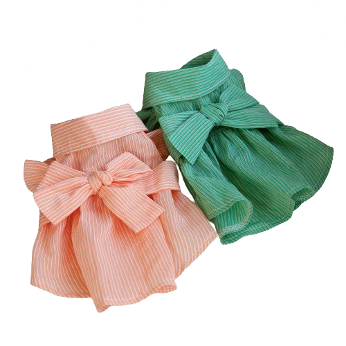 Pet Bowknot Summer Dress