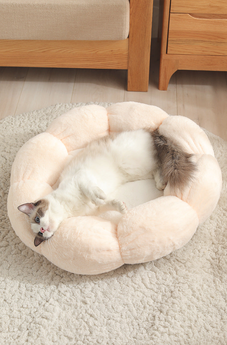 Soft Flower Shaped Pet Bed - Clicky Pet