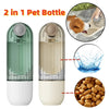 2 In 1 Portable Pet Water Bottle - Clicky Pet