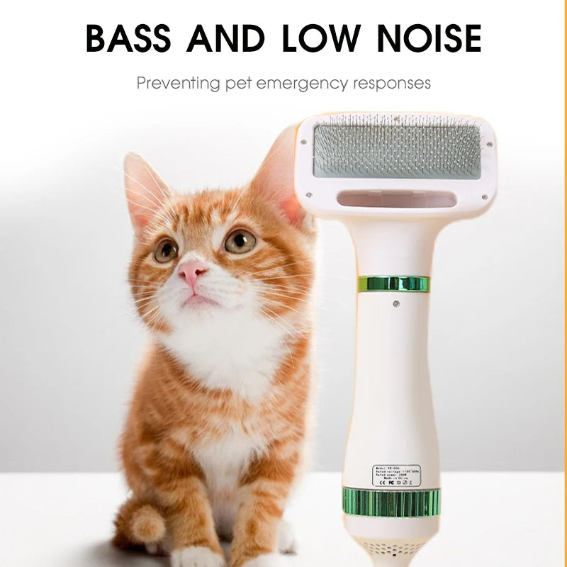 2-in-1 Pet Hair Dryer & Grooming Comb