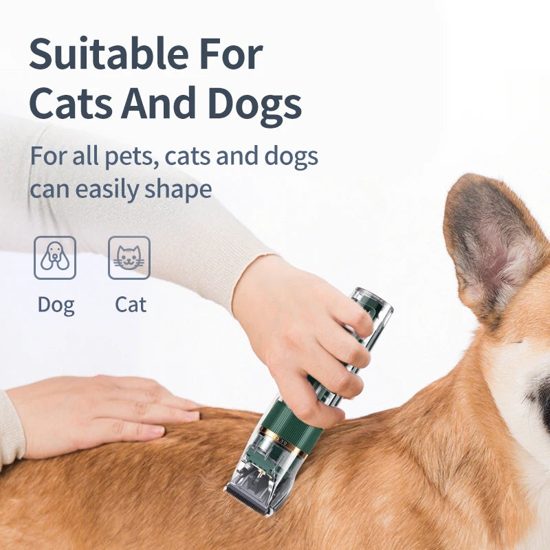 Professional Rechargeable Pet Hair Trimmer - Clicky Pet