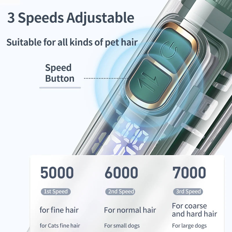 Professional Rechargeable Pet Hair Trimmer - Clicky Pet