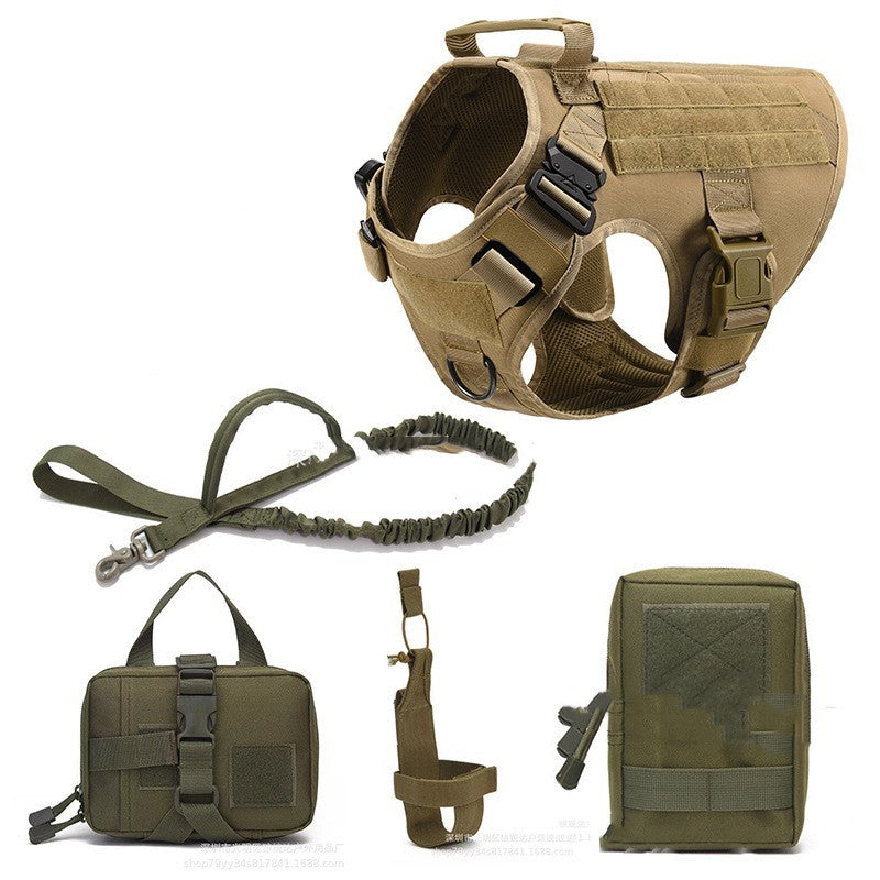 K9 Tactical Dog Harness And Leash Set - Clicky Pet