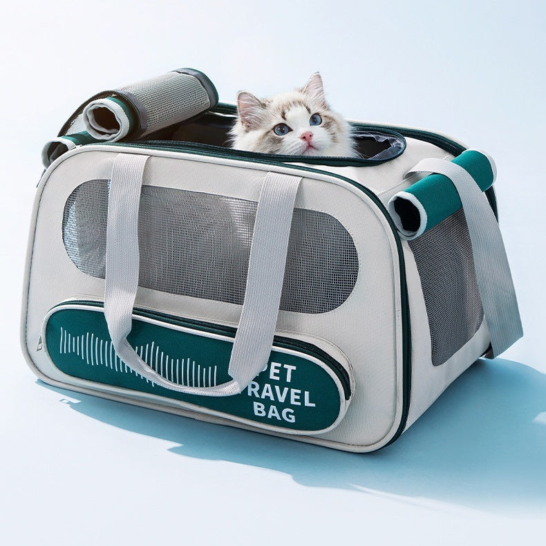 Soft Sided Collapsible Portable Pet Carrier - Clicky Pet