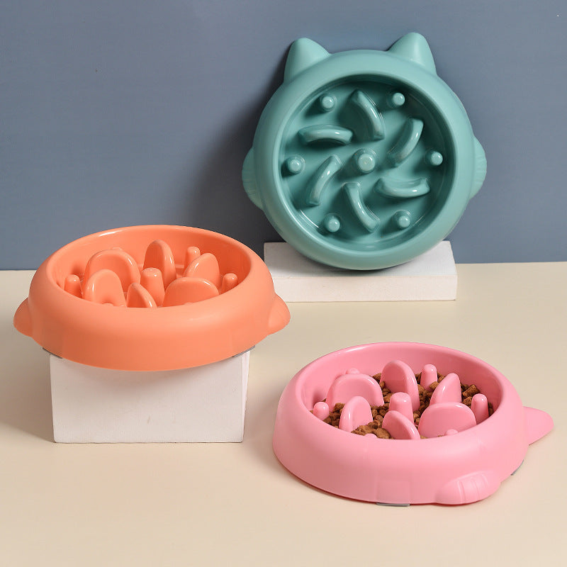 Anti Choking Slow Feeder Pet Bowls - Clicky Pet